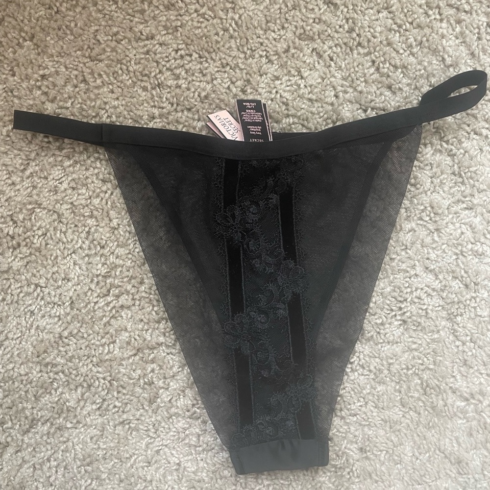 Victoria's Secret Black Lace Panties
